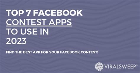 facebook sweepstakes app